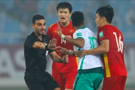 Trọng tài Hanna Hattab bắt chính trận Việt Nam thua Saudi Arabia ở Mỹ Đình.