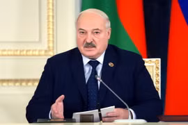 Tổng thống Belarus Alexander Lukashenko tại cuộc họp ở Saint Petersburg, Nga ngày 29/1/2024. (Ảnh: AFP/TTXVN)