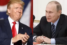 Tổng thống Nga Putin và Tổng thống đắc cử Mỹ Donald Trump. (Nguồn: Inquirer)