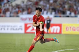 Cầu thủ Công Vinh. (Nguồn: TTXVN)