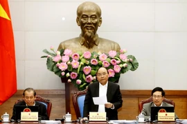 Thủ tướng Nguyễn Xuân Phúc phát biểu chỉ đạo. (Ảnh: Thống Nhất/TTXVN)