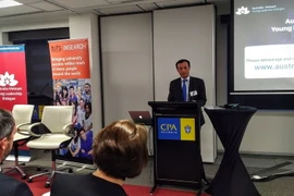 Đại sứ Lương Thanh Nghị phát biểu tại hội thảo. (Nguồn: AVYLD)