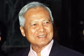 Chủ tịch Hội đồng Cơ mật Prem Tinsulanonda. (Nguồn: Asian Correspondent.com) 