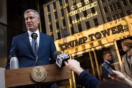 Thị trưởng thành phố New York, Bill de Blasio. (Nguồn: Getty)