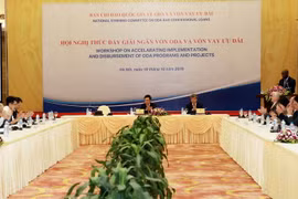 Hội nghị thúc đẩy giải ngân vốn ODA và vốn vay ưu đãi. (Nguồn: TTXVN)