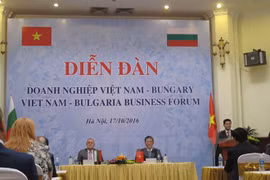 Quang cảnh Diễn đàn doanh nghiệp Việt Nam-Bulgaria. (Nguồn: Vietnam+)