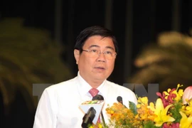 Ông Nguyễn Thành Phong, Chủ tịch Ủy ban Nhân dân thành phố Hồ Chí Minh. (Nguồn: TTXVN)