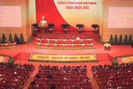 Quang cảnh phiên bế mạc Đại hội. (Ảnh: TTXVN)