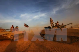 Lực lượng Iraq giành quyền kiểm soát một địa điểm ở làng Jarif, cách thành phố Mosul 45km về phía Nam. (Nguồn: AFP/TTXVN)