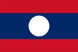 Quốc kỳ của Lào. (Nguồn: Wikipedia)