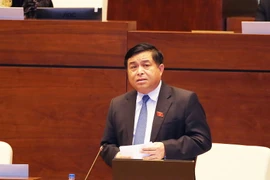 Bộ trưởng Bộ Kế hoạch và Đầu tư Nguyễn Chí Dũng phát biểu. (Ảnh: Nguyễn Dân/TTXVN)