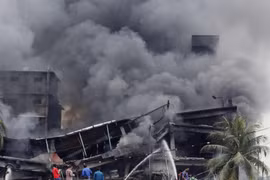 Một vụ cháy tại Bangladesh. (Nguồn: Aljazeera.com)