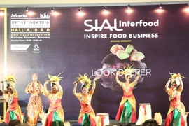 Biểu diễn nghệ thuật tại lễ khai mạc. (Ảnh: Đỗ Quyên/Vietnam+)