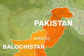 Vị trí tỉnh Balochistan, nơi xảy ra vụ tấn công. (Nguồn: Aljazeera.com)