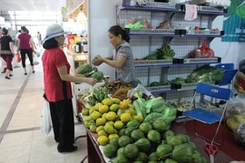 Nông sản an toàn. (Ảnh: Đỗ Phương Anh/TTXVN)