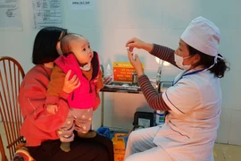 Tiêm chủng cho trẻ nhỏ. (Ảnh: T.G/Vietnam+)