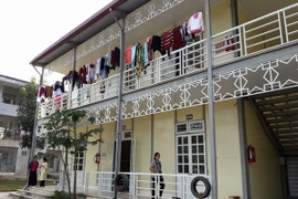 Mô hình nhà lưu trú tại Bệnh viện Đa khoa tỉnh Sơn La đã đi vào hoạt động. (Ảnh: PV/Vietnam+)