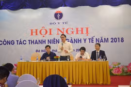 Hội nghị Công tác thanh niên ngành y tế năm 2018. (Ảnh: PV/Vietnam+)