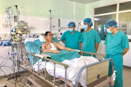 Bệnh nhân sau khi ghép tim đã hồi phục sức khỏe. (Ảnh: PV/Vietnam+)