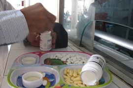 Thuốc ARV cung cấp cho các bệnh nhân. (Ảnh: Phương Vy/TTXVN)