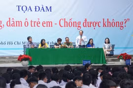 Vấn đề phòng chống trẻ em bị xâm hại tình dục đang thu hút được sự quan tâm của nhiều bộ, ngành. (Ảnh: PV/Vietnam+)