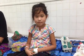 Bé Lý Thị Lúa. (Ảnh: PV/vietnam+)