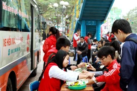 Toàn quốc đã tiếp nhận hơn 1 triệu đơn vị máu trong năm 2014