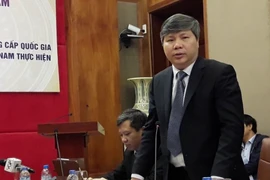 Ông Nguyễn Đức Hòa - Giám đốc Bảo hiểm xã hội thành phố Hà Nội. (Ảnh: T.G/vietnam+)