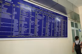 Bảng giá dịch vụ y tế tại một cơ sở khám chữa bệnh. (Ảnh: PV/Vietnam+)