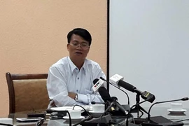 Ông Chu Đăng Trung trả lời báo chí. (Ảnh: PV/Vietnam+)