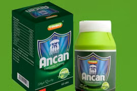 Sản phẩm thực phẩm bảo vệ sức khỏe Ancan. (Nguồn: thucphamchucnang360.com)