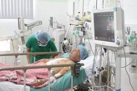Sức khỏe bệnh nhân ghép tim đang tiến triển tốt và được chăm sóc theo dõi. (Ảnh: Mai Trang/TTXVN)