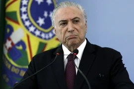 Tổng thống Brazil Michel Temer. (Ảnh: EPA/TTXVN)