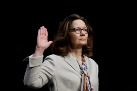 Giám đốc CIA được đề cử Gina Haspel tại phiên điều trần trước Ủy ban Tình báo Thượng viện Mỹ ở Washington DC ngày 9/5 vừa qua. (Ảnh: THX/TTXVN)
