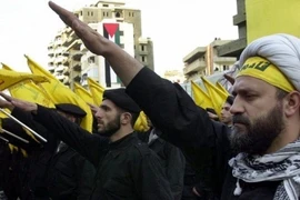 Các thành viên phong trào Hồi giáo vũ trang Hezbollah. (Nguồn: yalibnan.com)