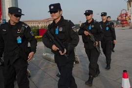 Cảnh sát Trung Quốc. (Ảnh: AFP/TTXVN)