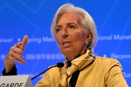 Sản phẩm nhôm cuộn tại một nhà máy ở Sơn Đông của Trung Quốc. (Nguồn: AFP/TTXVN)Tổng Giám đốc IMF Christine Lagarde. (Nguồn: THX/TTXVN)