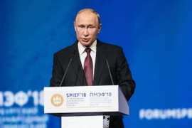 Tổng thống Nga Vladimir Putin. (Ảnh: THX/TTXVN)