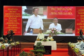 Ông Nguyễn Văn Bình phát biểu tại hội thảo. (Ảnh: Nguyễn Sơn/TTXVN)