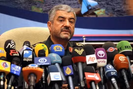 Chỉ huy Lực lượng Vệ binh Cách mạng Hồi giáo Iran (IRGC), Tướng Mohammad Ali Jafari. (Ảnh: AFP/TTXVN)