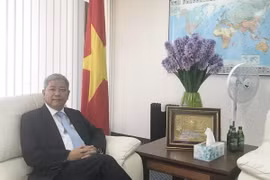 Đại sứ Việt Nam tại Israel Cao Trần Quốc Hải. (Nguồn: Việt Thắng/Vietnam+)