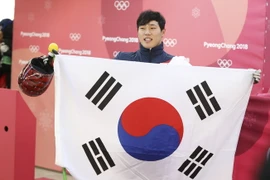 Vận động viên Hàn Quốc Yun Sungbin. (Nguồn: Yonhap/TTXVN)