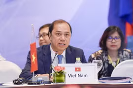 Thứ trưởng Bộ Ngoại giao Nguyễn Quốc Dũng. (Ảnh: TTXVN phát)