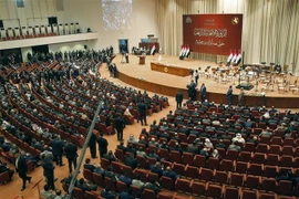 Toàn cảnh phiên họp Quốc hội Iraq ở thủ đô Baghdad ngày 3/9 vừa qua. (Ảnh: AFP/TTXVN) 