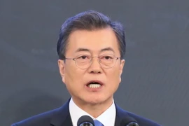 Tổng thống Hàn Quốc Moon Jae-in. (Ảnh: Yonhap/TTXVN)