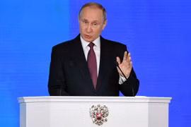 Tổng thống Nga Vladimir Putin. (Ảnh: AFP/TTXVN)