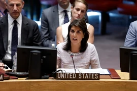 Đại sứ Mỹ tại Liên hợp quốc Nikki Haley. (Ảnh: THX/TTXVN)