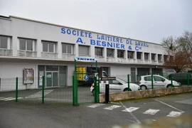 Trụ sở tập đoàn Lactalis tại Laval, Pháp ngày 14/1 vừa qua. (Ảnh: THX/TTXVN)