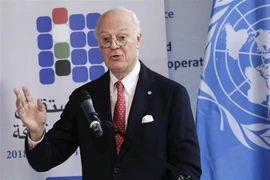 Đặc phái viên Liên hợp quốc tại Syria, ông Staffan De Mistura. (Ảnh: AFP/TTXVN)