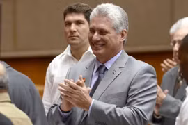 Tân Chủ tịch Cuba Miguel Diaz-Canel. (Ảnh: THX/TTXVN)